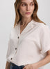 Short-Sleeve Shirt with Notch Collar