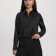 Long-Sleeve Loose Satin Blouse