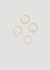 Rings with Pearls - Set of 4