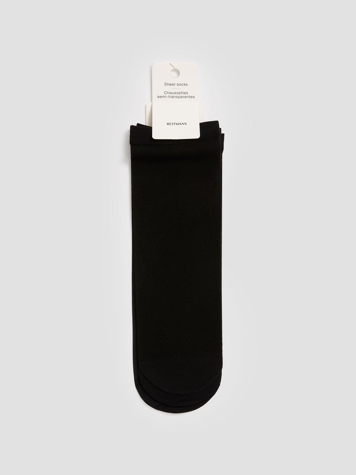 Solid Sheer Socks - 2 Pairs