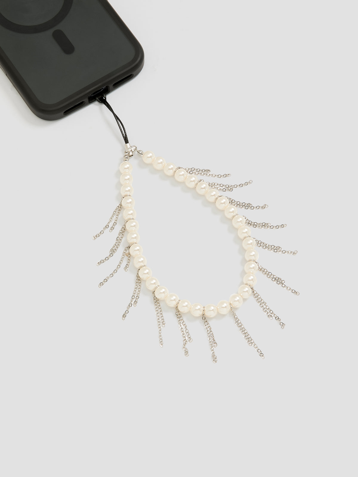 Dragonne pour téléphone en perles