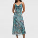 Sleeveless Maxi Dress with Cowl Neckline