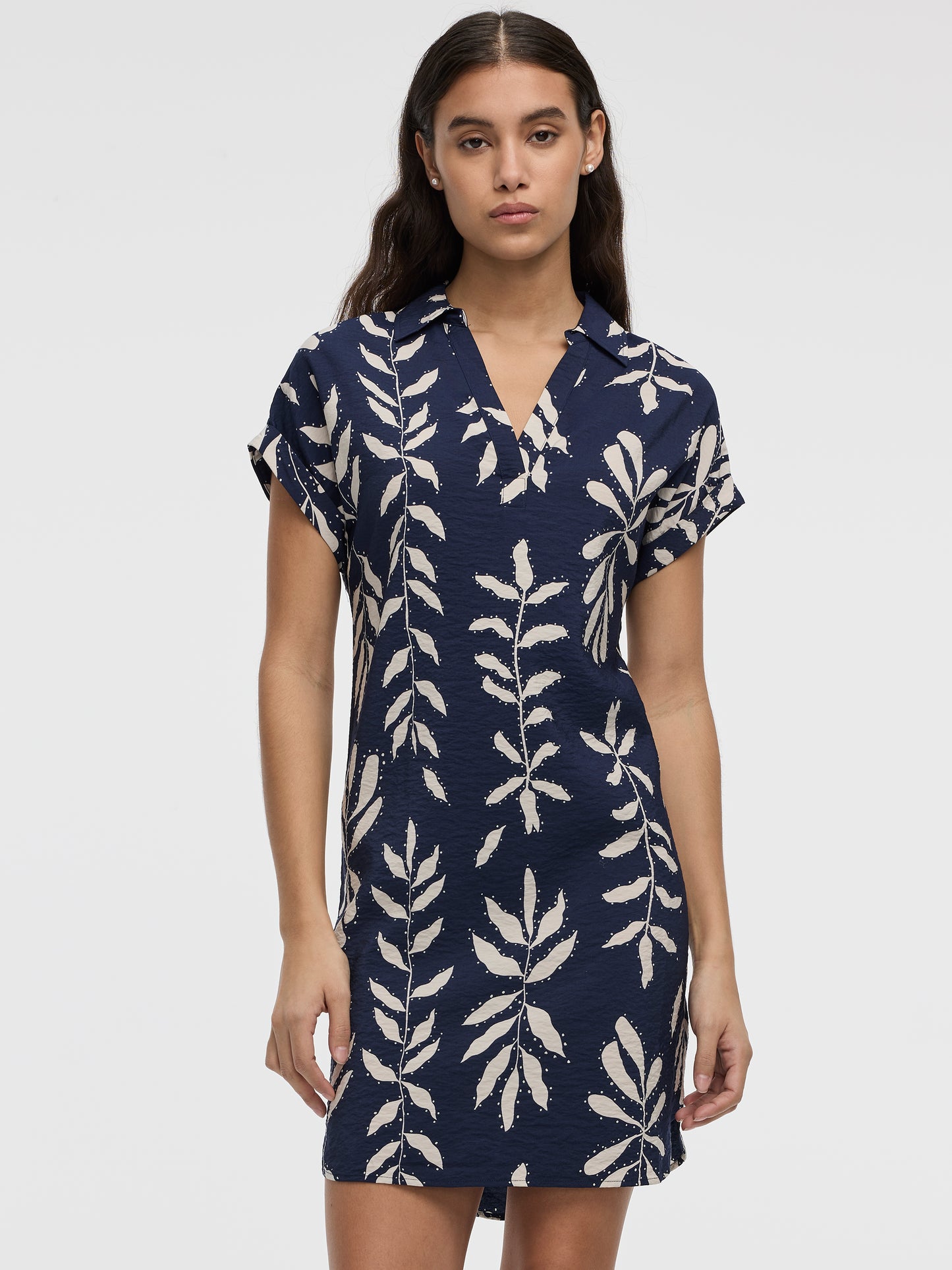 Short-Sleeve Shirt Dress