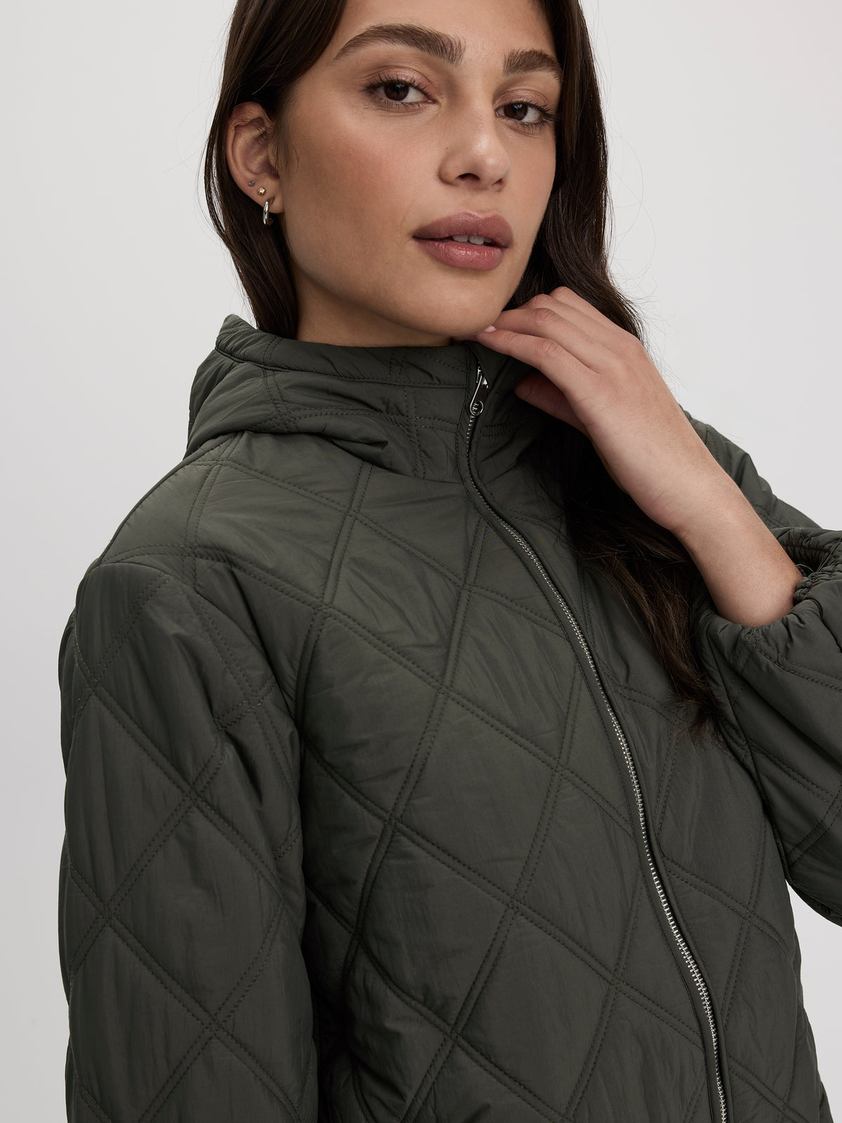 Hooded Quilted Jacket