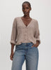 Mohair-Blend V-Neck Cardigan