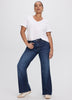 Flare-Leg Mid-Rise Jean - Curvy Fit