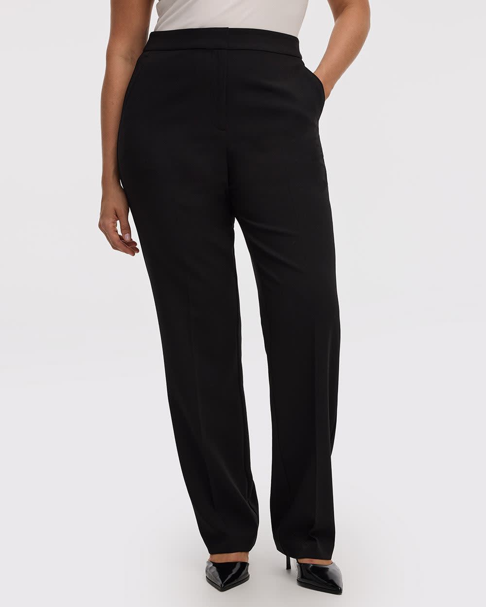 Straight-Leg High-Rise Pant - Curvy Fit