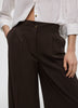 Cropped Wide-Leg High-Rise Pant