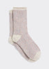 Winter Socks with Coloured Hem