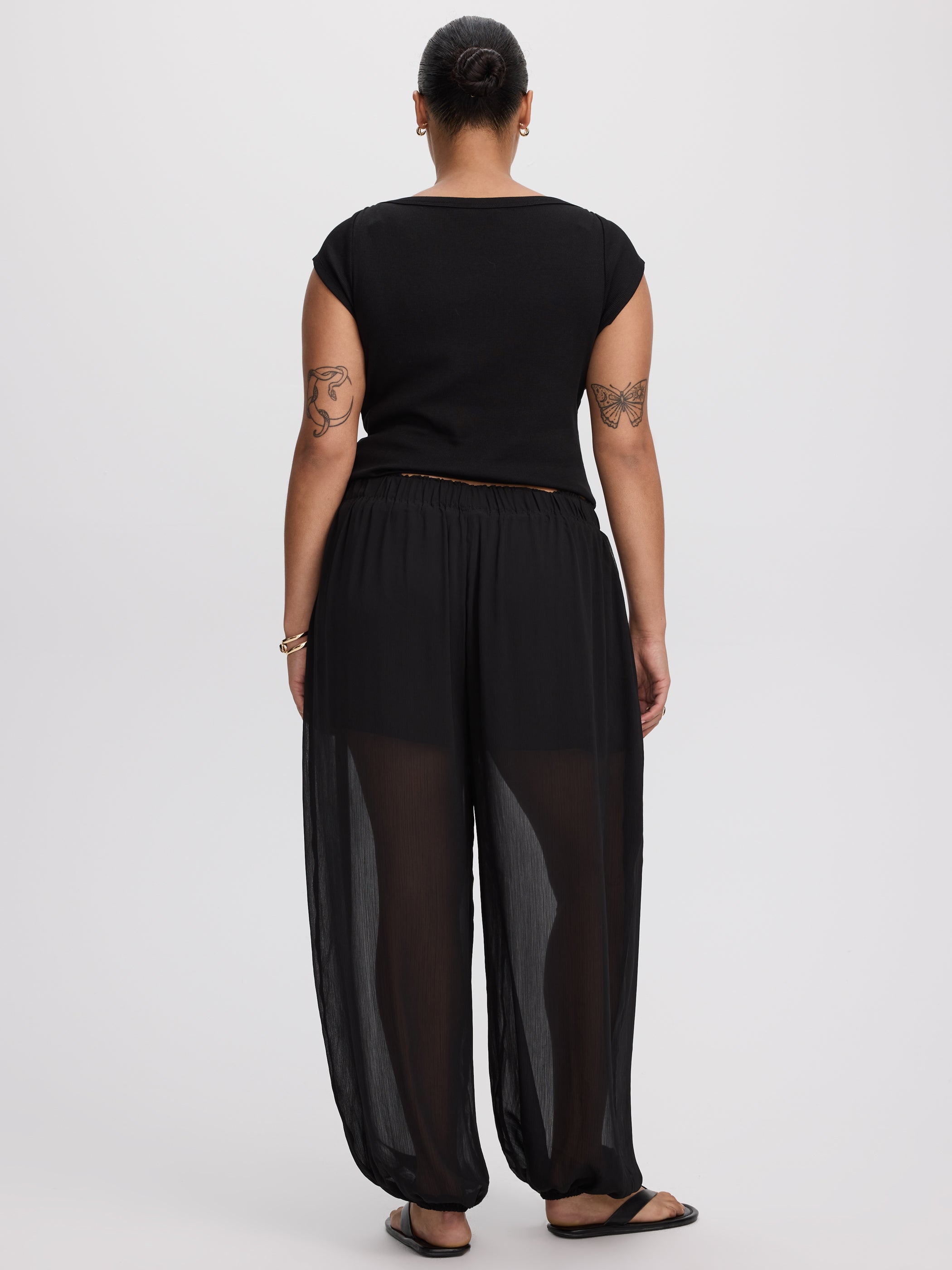 High-Rise Flowy Balloon Pant