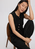 Sleeveless Crew-Neck Sweater Vest
