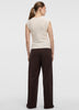 Ribbed Henley T-Shirt