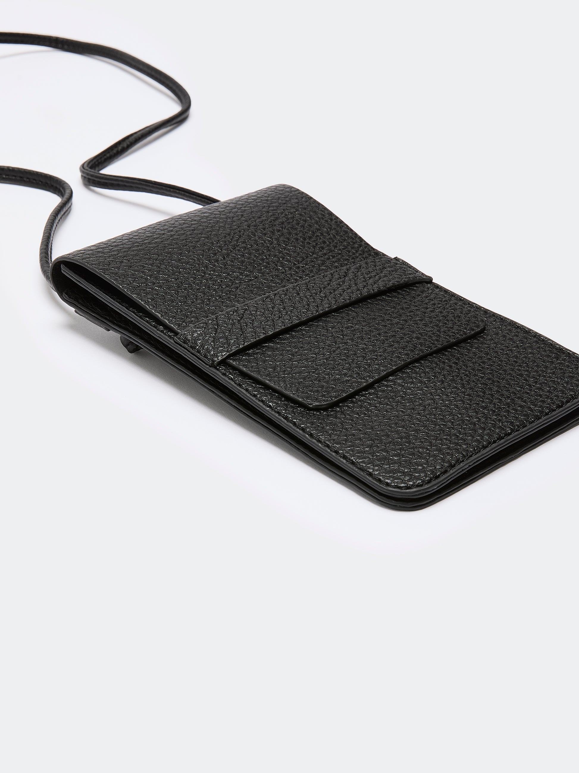 Faux-Leather Cross-Body Phone Bag