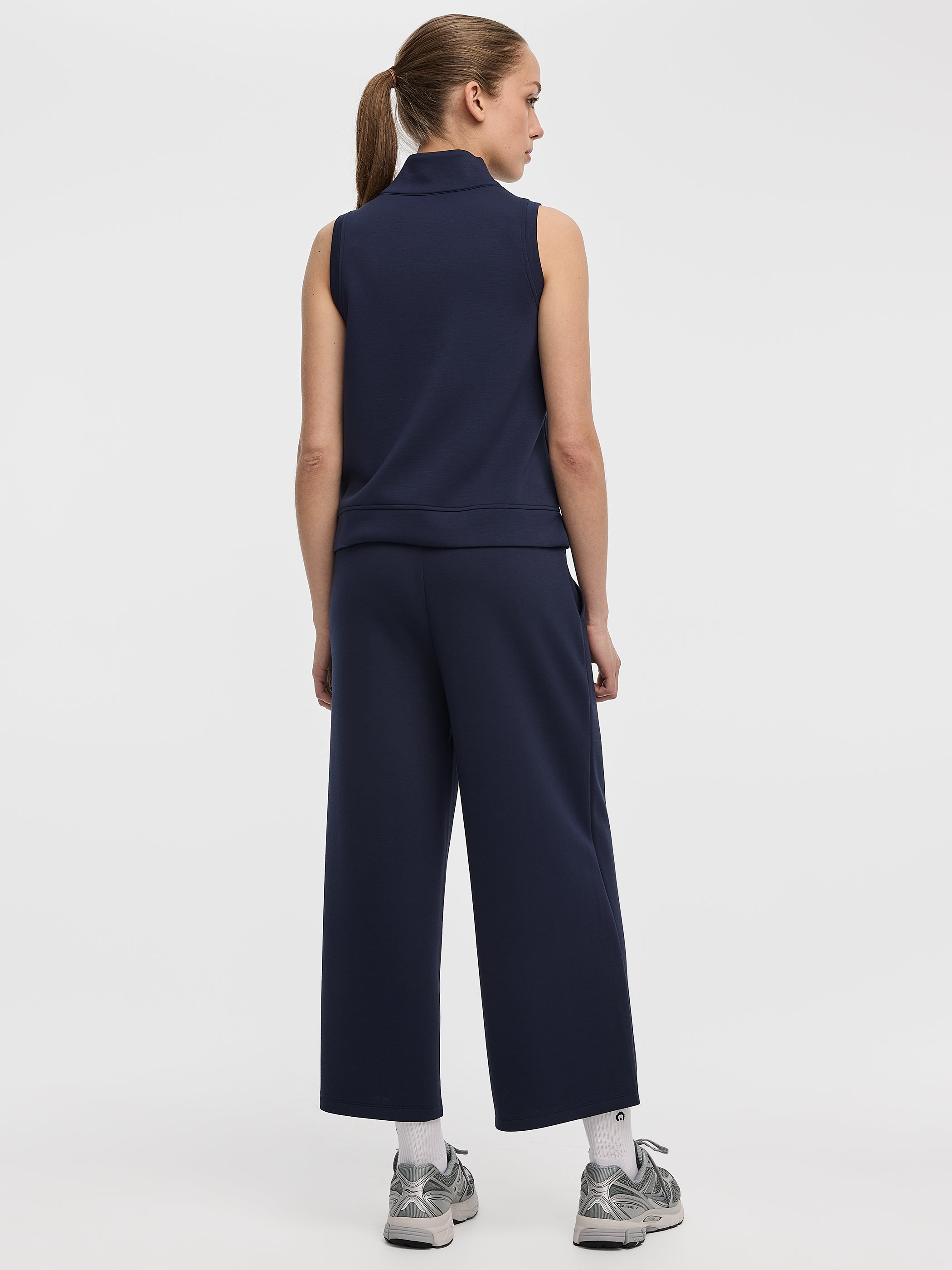 Half-Zip Mock-Neck Cami - HYLUX - Hyba