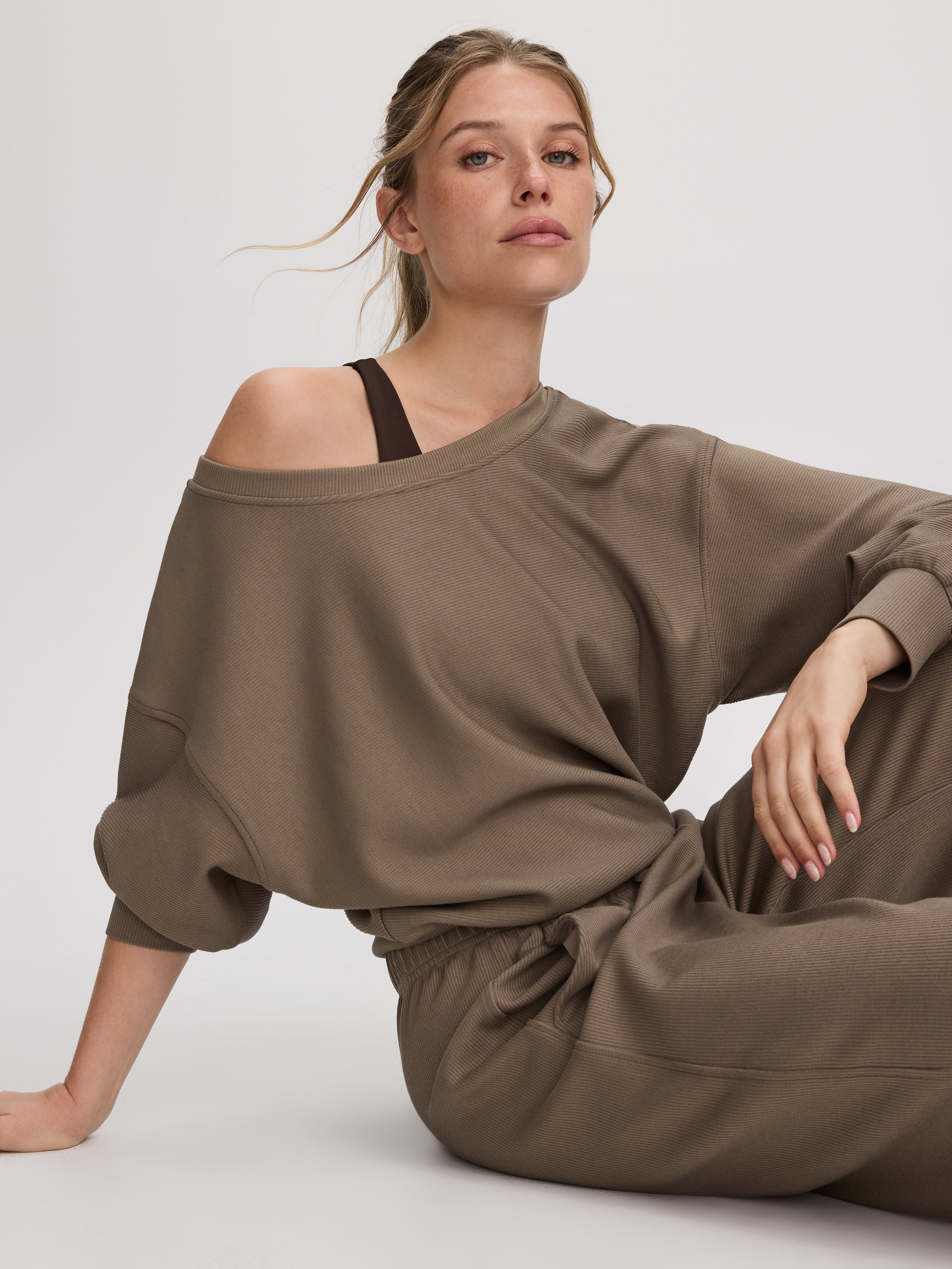 Long-Sleeve Off-the-Shoulder Top
