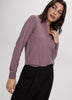 Long-Sleeve Sweater with Johnny Collar - R Essentials