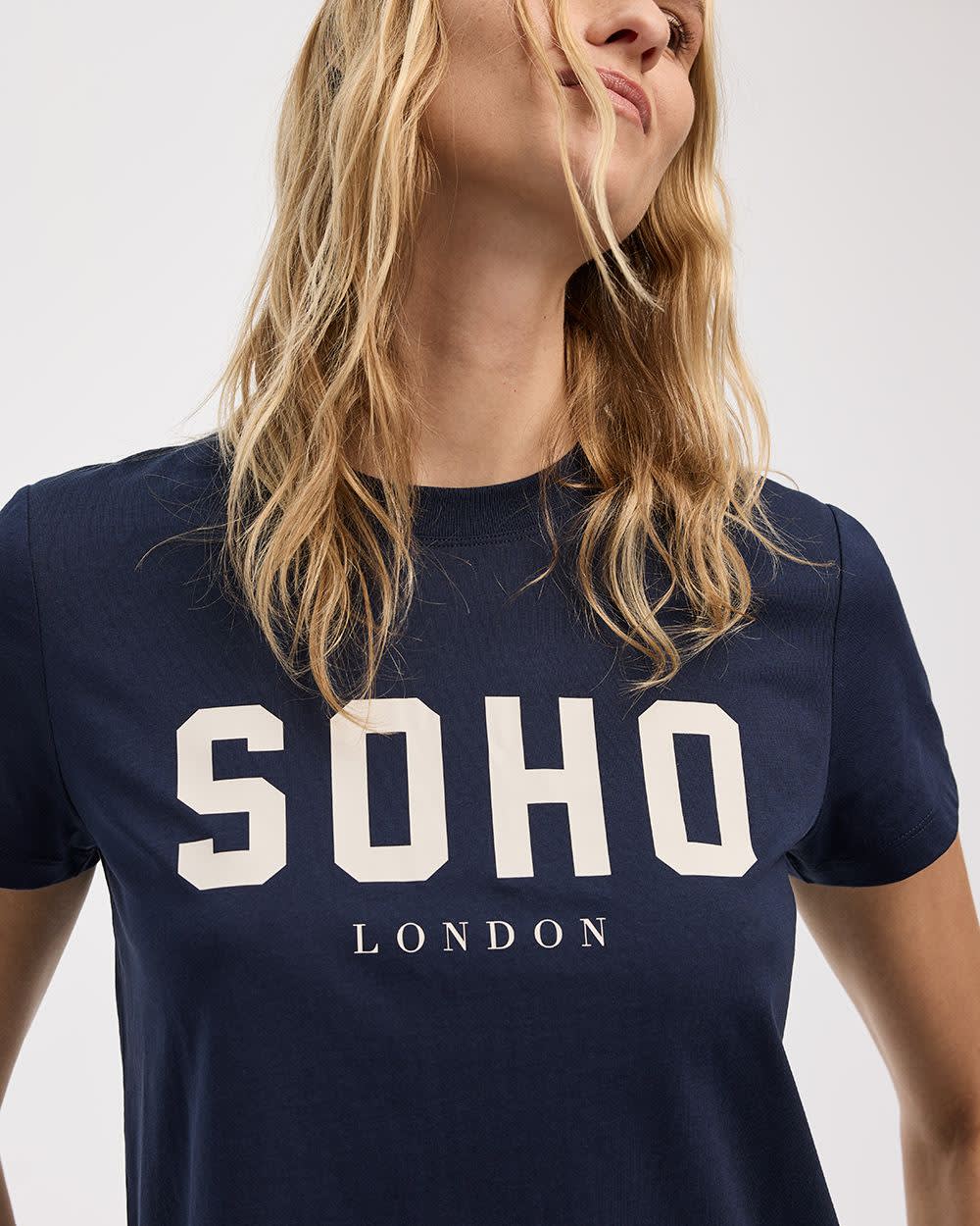 T-shirt graphique à col rond