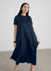 Short-Sleeve Swing Maxi Dress