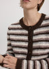 Crew-Neck Crop Cardigan