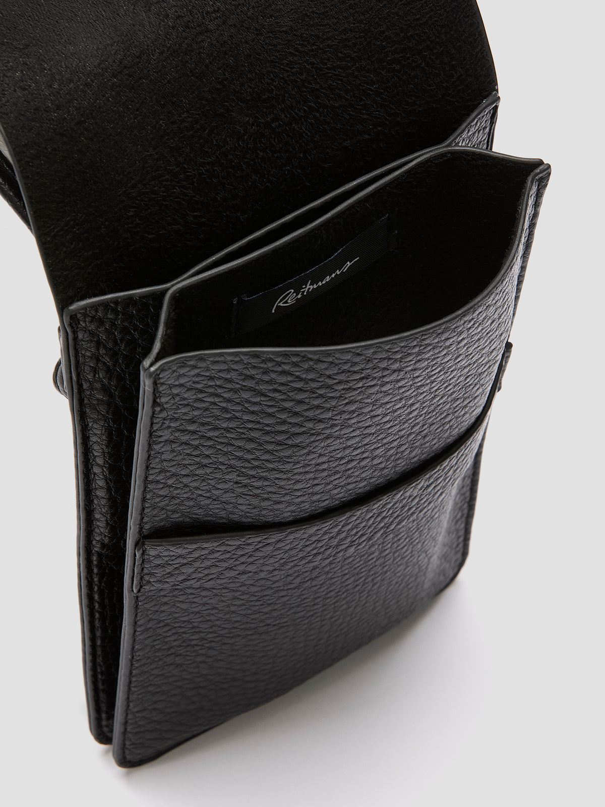 Faux-Leather Cross-Body Phone Bag