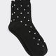 Dotted Anklet Socks with Ruffled Hems