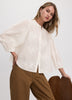 3/4-Sleeve Embroidered Blouse