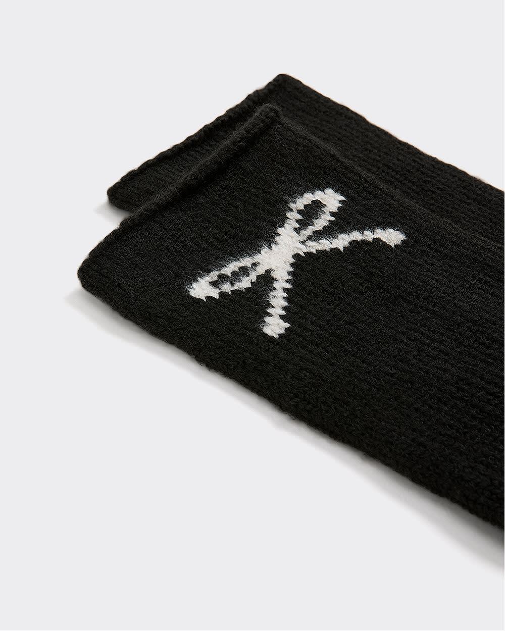 Winter Socks with Bow at Hem