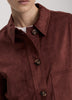 Faux Suede Jacket