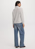 Long-Sleeve Mock-Neck Top with Half-Zip