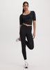 Legging with Cross-Over Waistband
