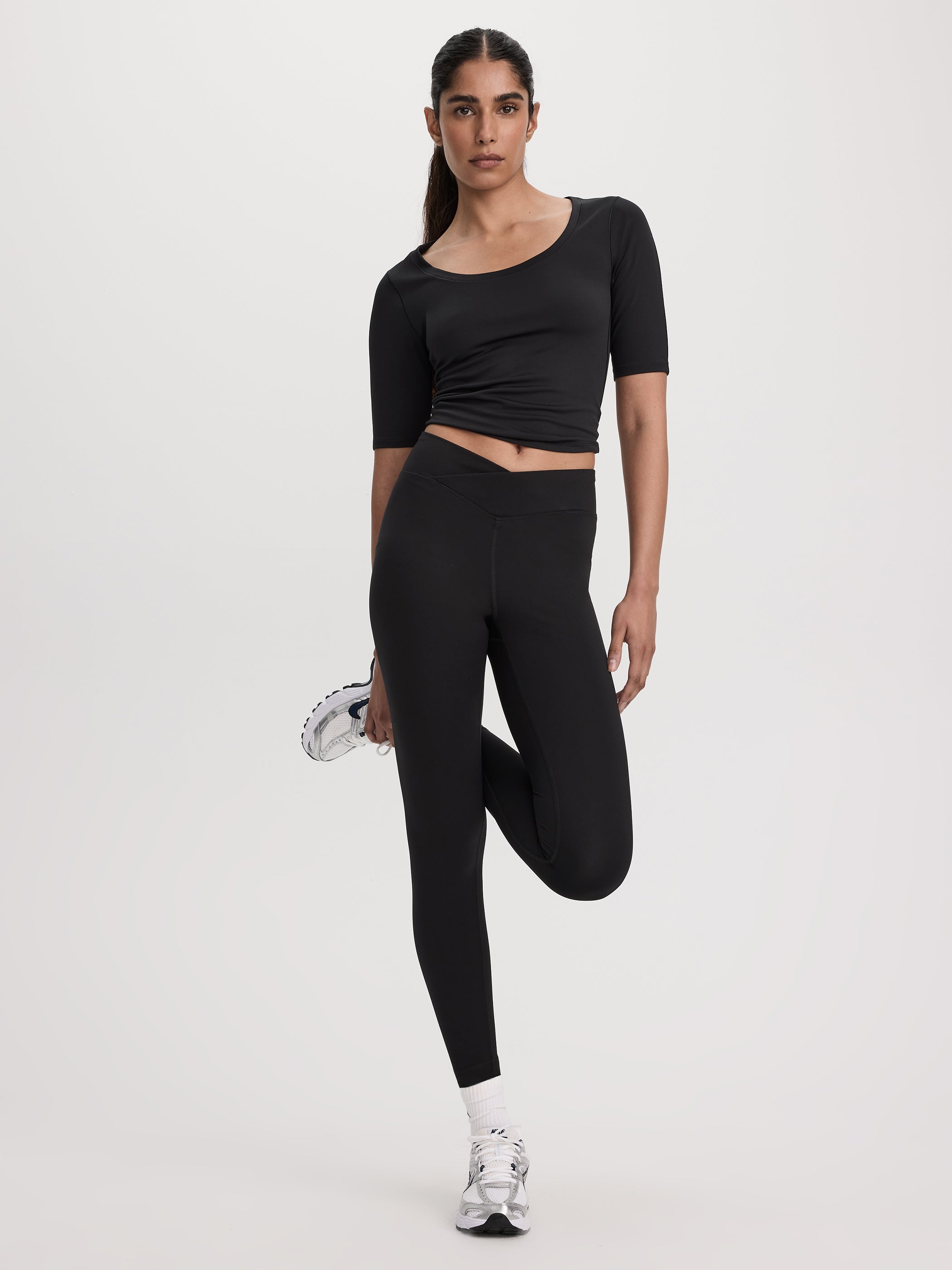 Legging avec taille croisée