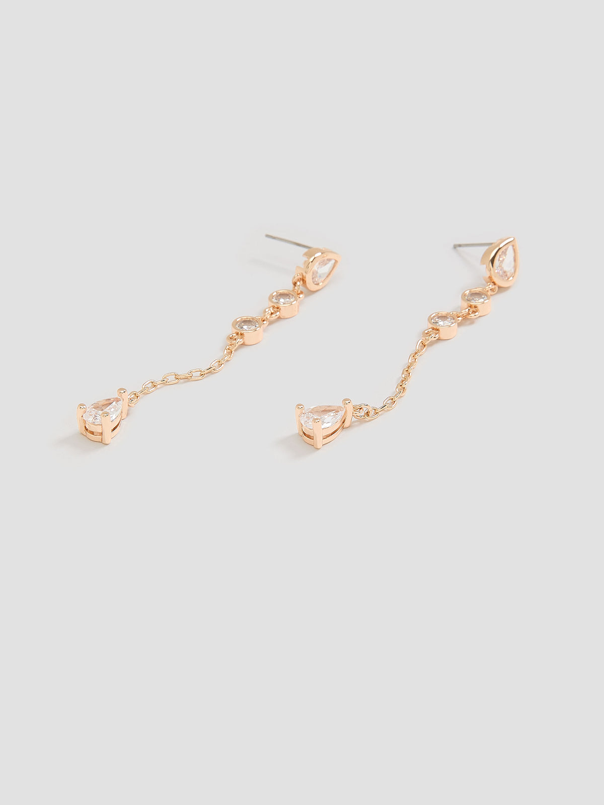 Pendant Earrings with Zirconias