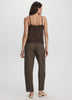 V-Neck Cami with Lace Trim