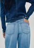 High-Rise Barrel Jeans