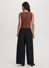 Sleeveless Crew-Neck Lace Top
