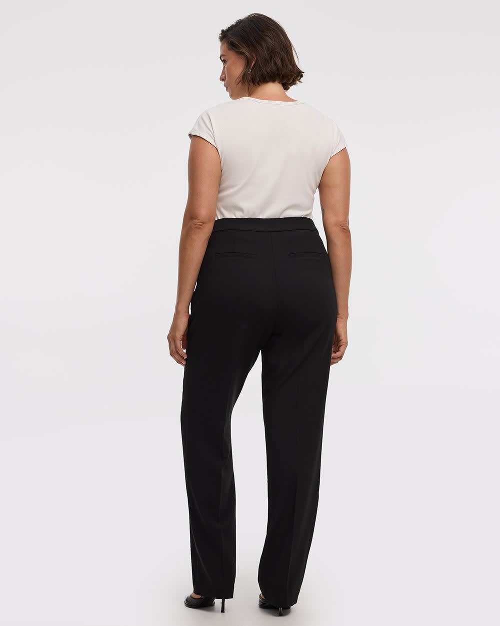 Straight-Leg High-Rise Pant - Curvy Fit