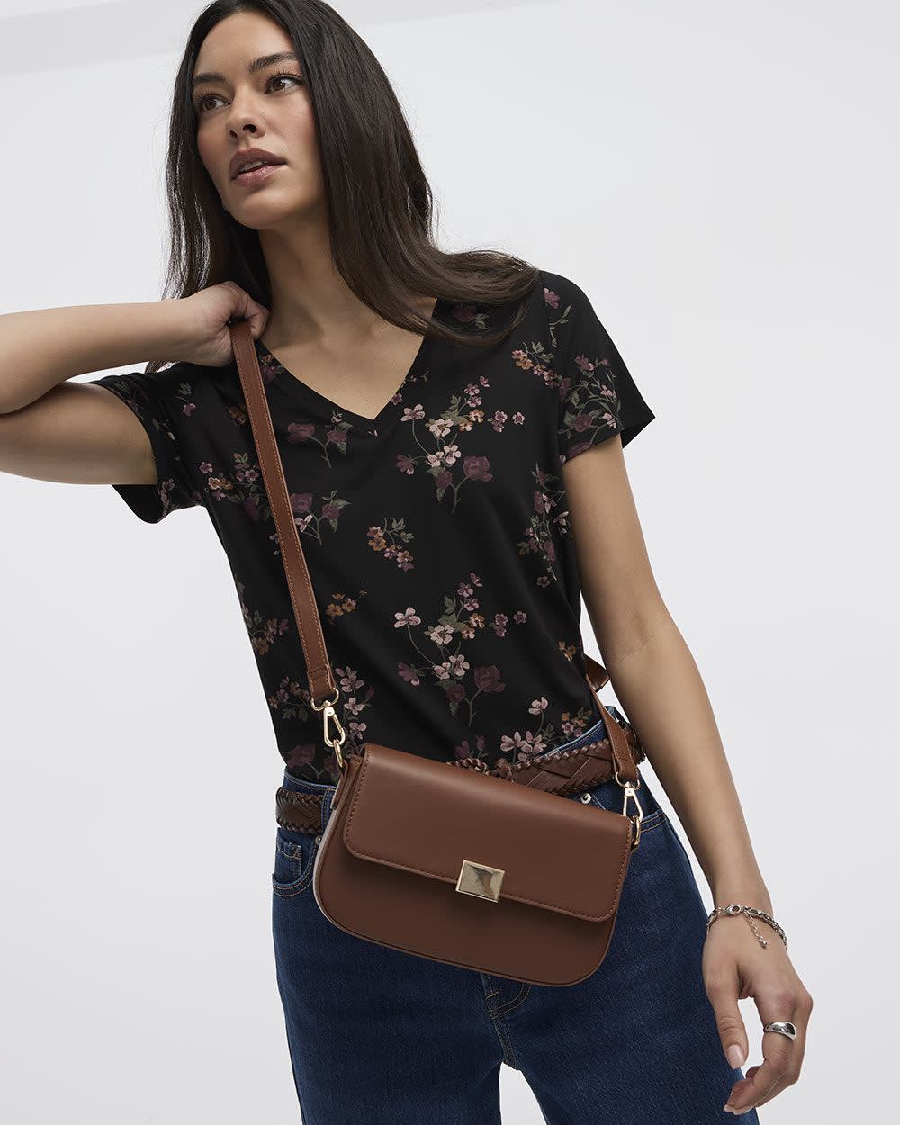 T-shirt à col V - R Essentials