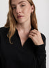 Long-Sleeve Sweater with Johnny Collar - R Essentials