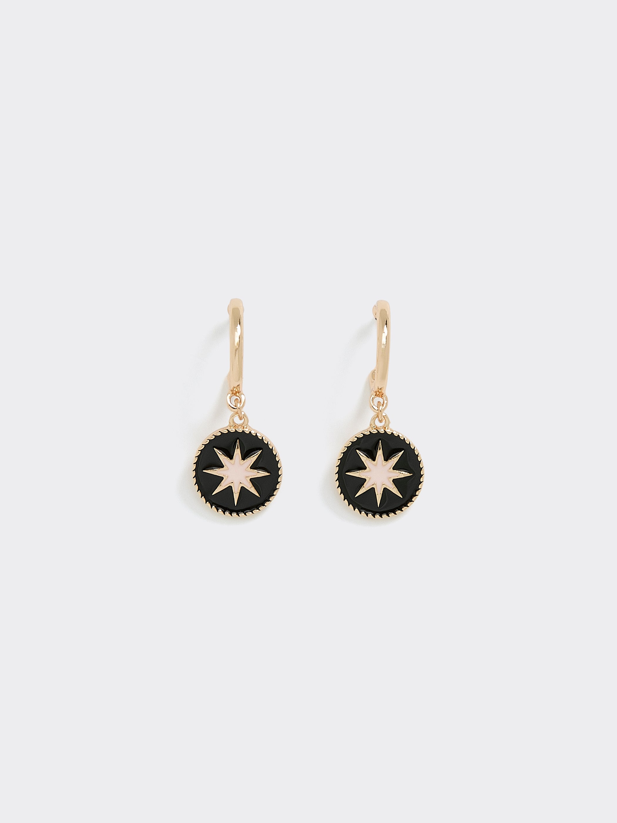 Hoops with Star Charms
