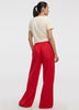 Wide-Leg Linen-Blend Pant