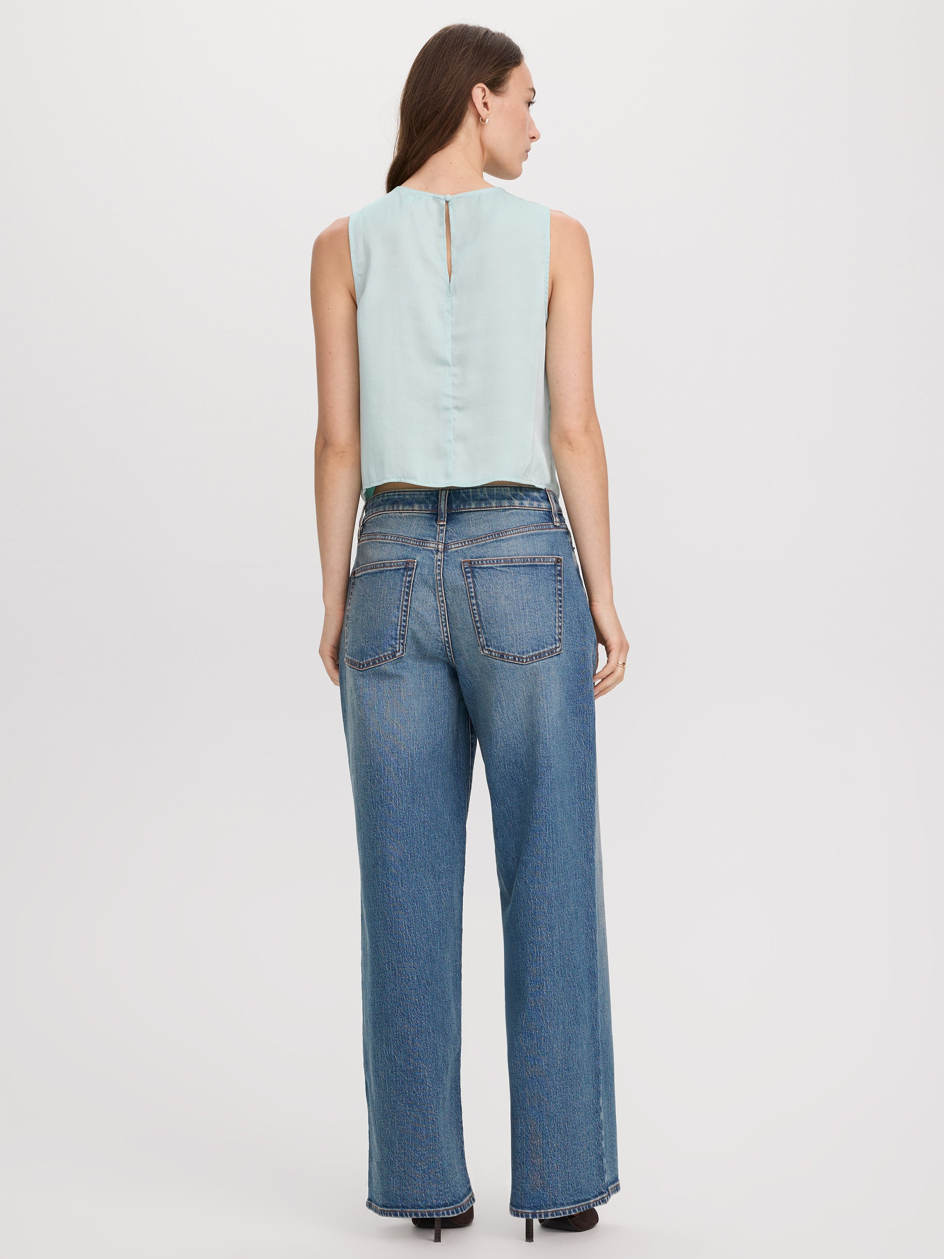 Sleeveless Wrap Top