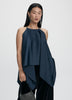 Sleeveless Scarf Blouse