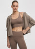 Hooded French Terry Jacket - Hyba