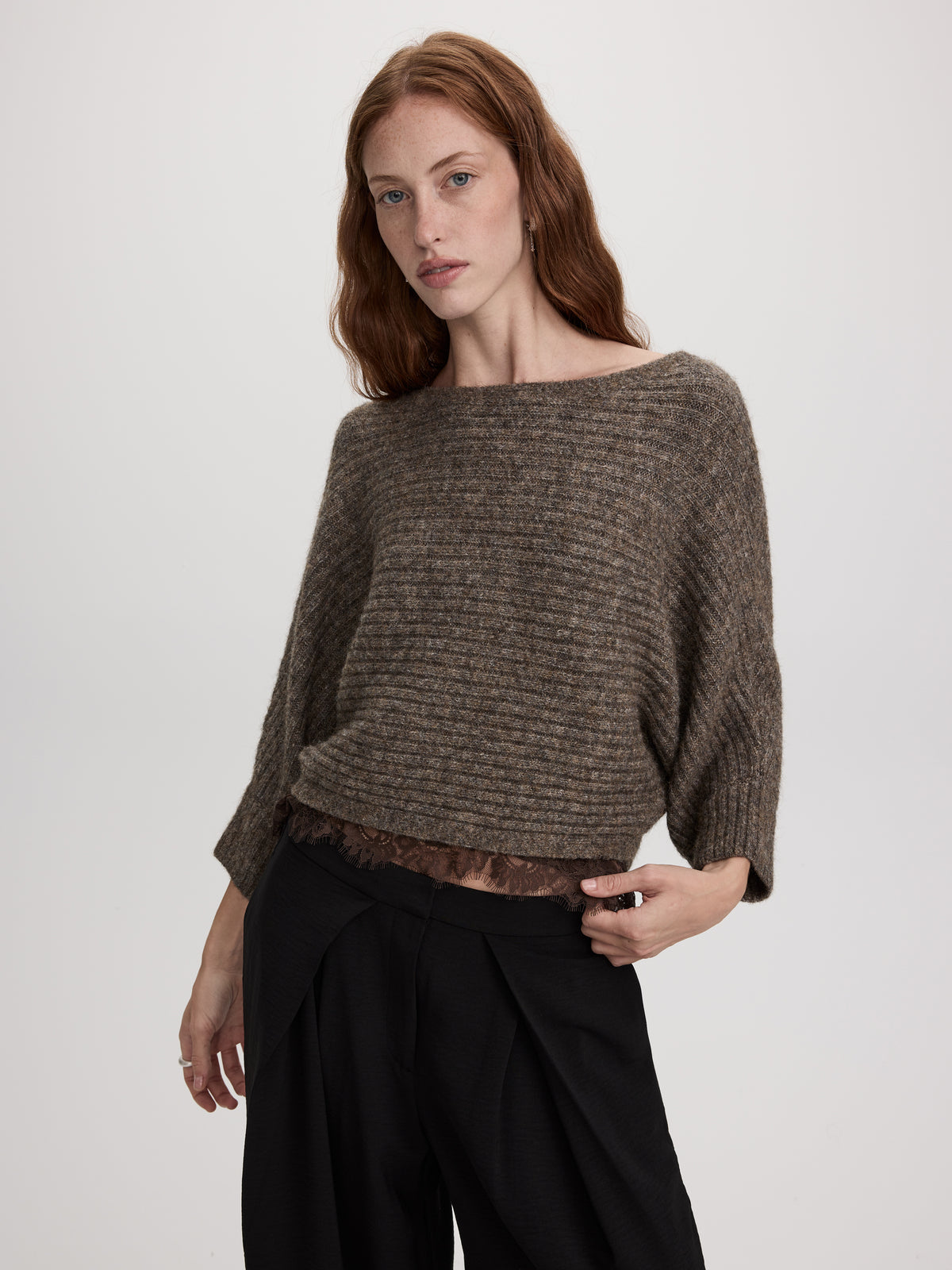 3/4 Sleeve Plushsoft Pullover – Women