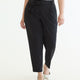 Tapered-Leg High-Rise Pant with Sash - Curvy Fit - The Timeless