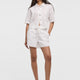 Embroidered Shorts with Elastic Waistband