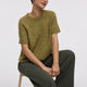 Elbow-Sleeve Crew-Neck Loose Sweater