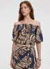 Short-Sleeve Off-the-Shoulder Blouse