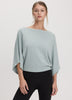Dolman-Sleeve Boat-Neck Top