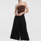 Cropped Wide-Leg High-Rise Pant